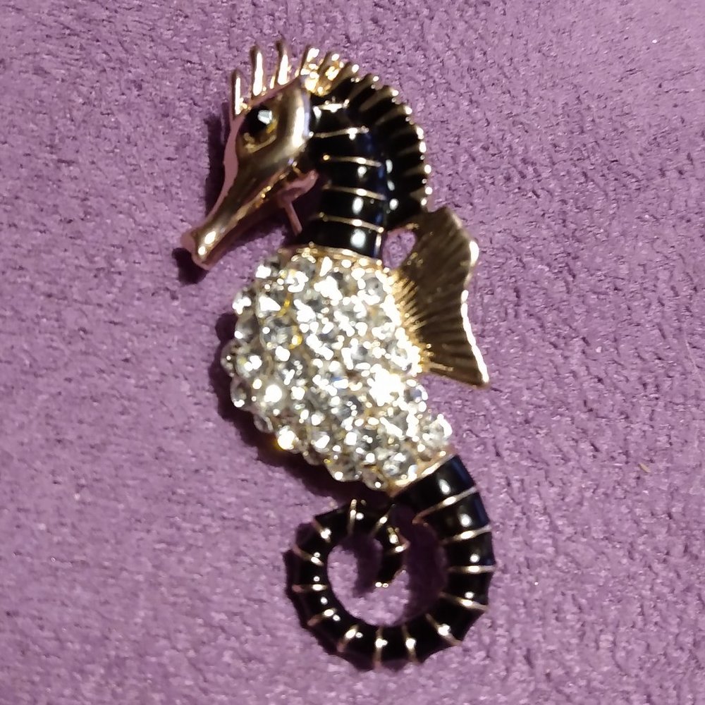 ✨ Seahorse Pin